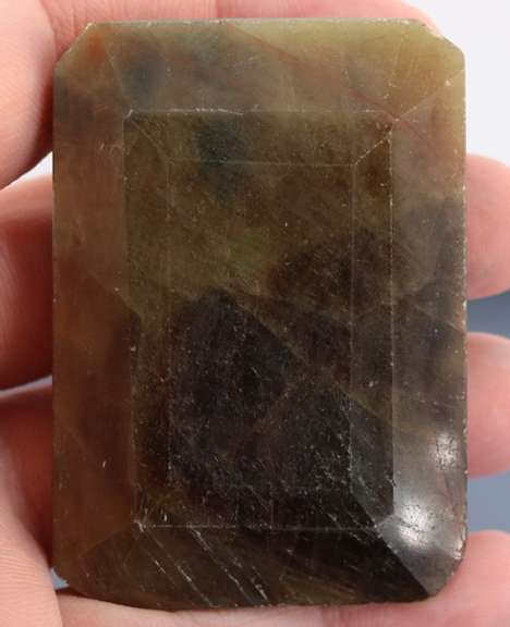 UNTREATED! Gigantic 571.5ct golden tone Sapphire