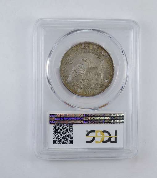 AU58 1826 CAC Capped Bust Half Dollar - Graded PCGS