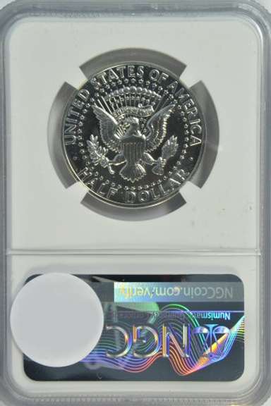 Rare Superb Gem PRF 1964 ACCENT HAIR Kennedy Half. NGC PF66