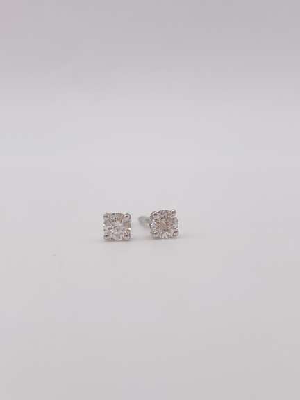 14kt Gold & Diamond Earrings