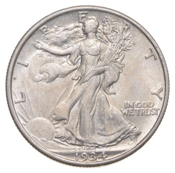 1934 Walking Liberty Half Dollar