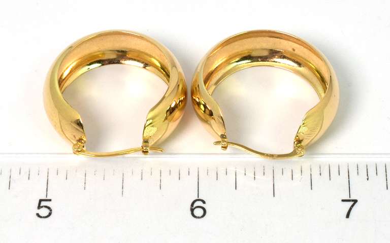 14KT Yellow Gold Hoop Earrings