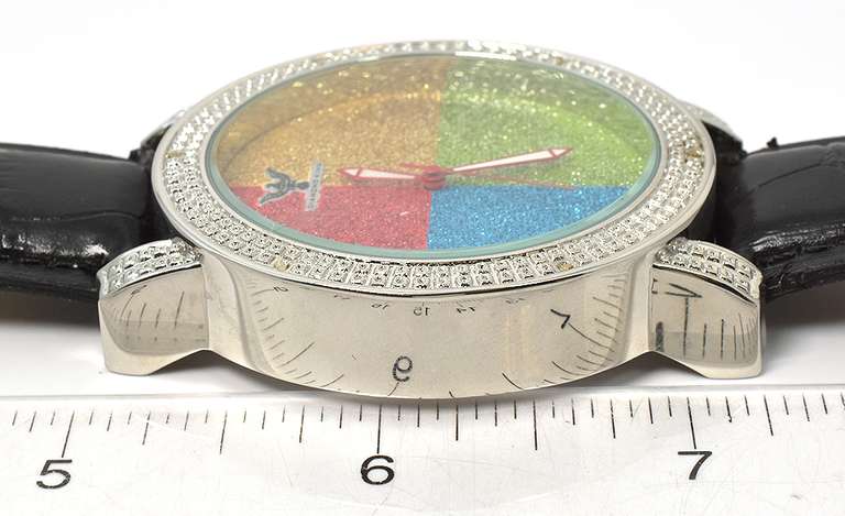 Sparkling Diamond King 4-Color Dial Diamond Watch