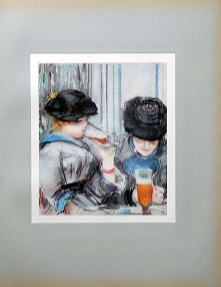 Vintage Edouard Manet, Women Drinking Beer