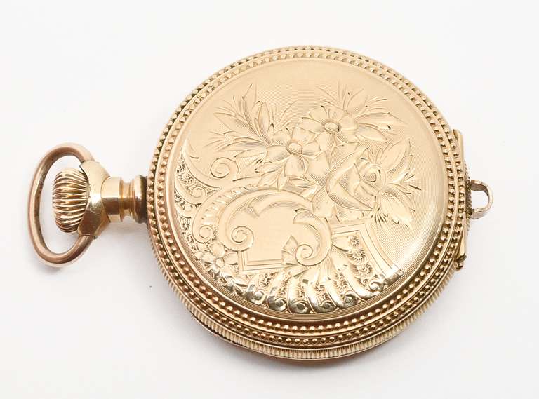 Ornate Ladies Gold Filled Pocketwatch