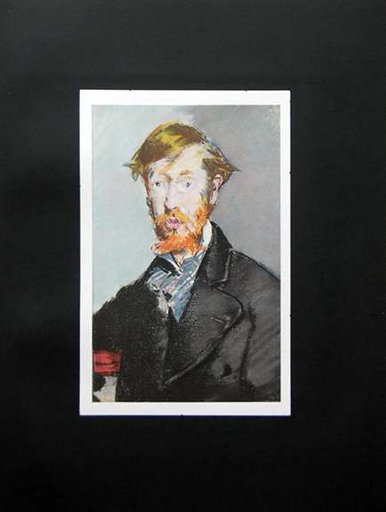 Vintage Edouard Manet, Portrait of George Moore