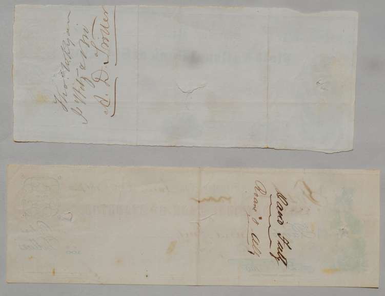 1867 1868 First National Bank Of Staunton  Notes