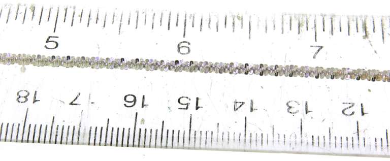 Italian Sterling Silver Primrose Sparkle Popcorn Chain