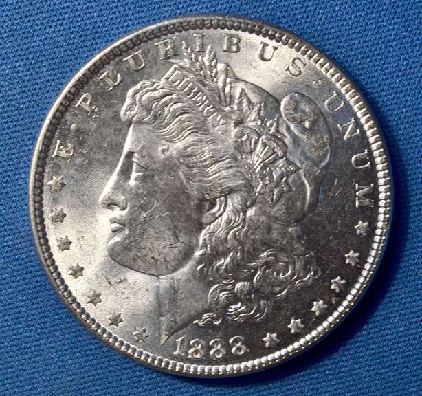 1888 B U MORGAN DOLLAR
