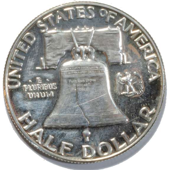Choice Proof 1954 Franklin Half Dollar