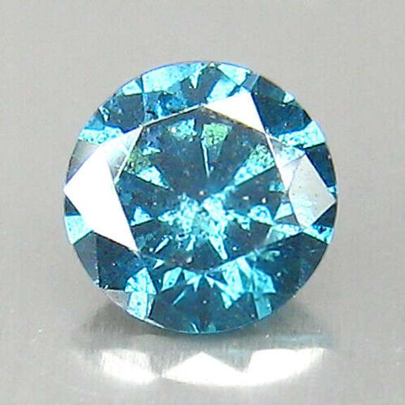 Incredible .21ct rare London blue Diamond solitaire
