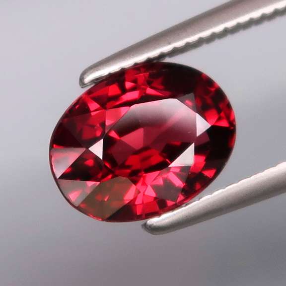 Captivating 2.02ct eye clean red violet Rhodolite Garnet