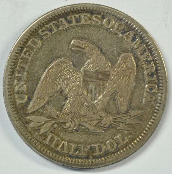 Beautiful 1854 Arrows Seated Liberty Half Dollar