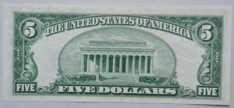 $ 5 1953 Star Choice Near Unc Silver Certificate