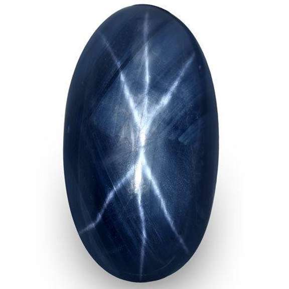 12.00 Carat Star Sapphire with 6 Points!