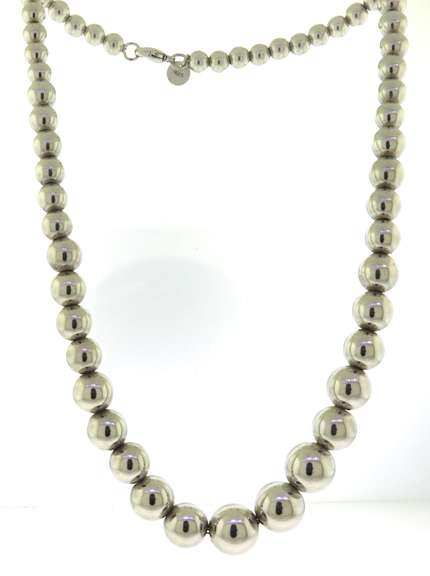 Tiffany & Co Graduated Bead Necklace