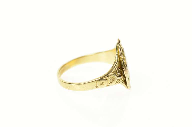 14K Yellow Gold William H. Seward High School 1962 Class Ring