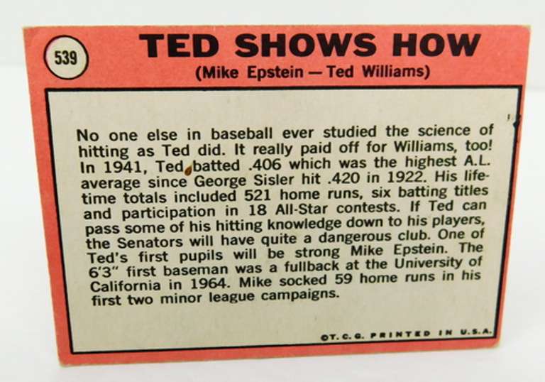 Vintage Ted Show How - Epstein & Williams