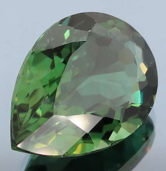 Stunning 31.94ct top green hue created Amethyst