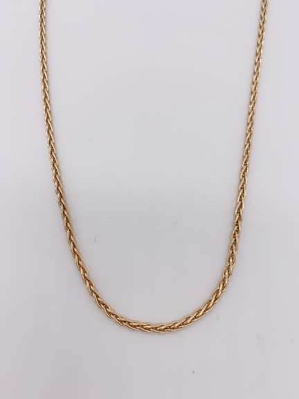 14kt Yellow Gold Byzantine Chain Necklace