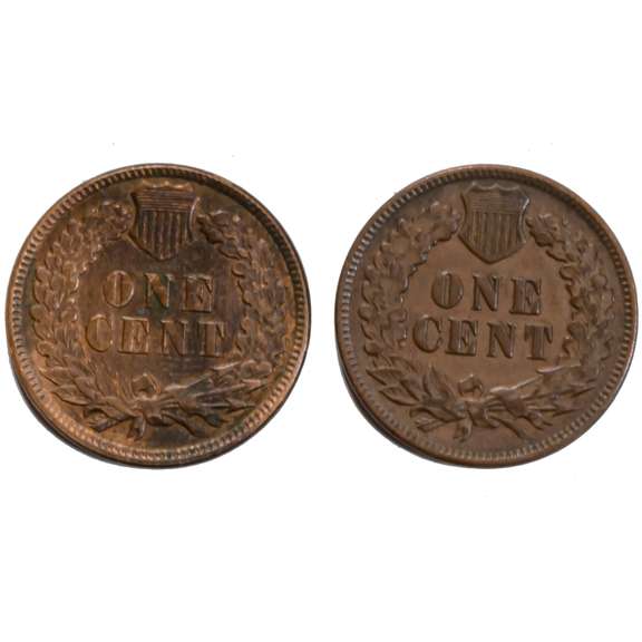 1888 &1891 Near Unc Indian Cents