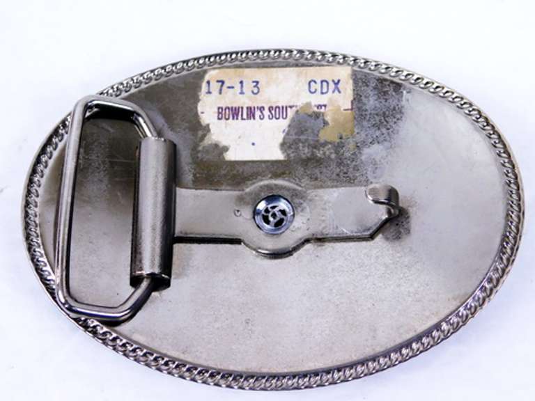 Vintage Square Dancing Belt Buckle