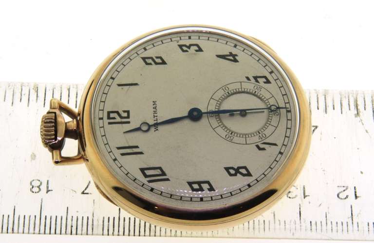 Waltham Mass 17 Jewel Gold Plated Watch