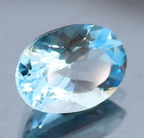 Classic Oval 5.57ct Swiss Blue Topaz