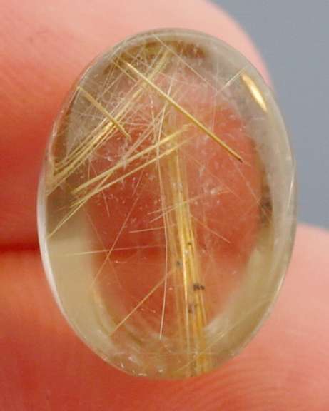 All natural 11.47ct golden Rutilated Quartz