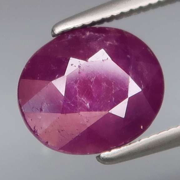 Eye catching 3.50ct silver and red unheated Ruby