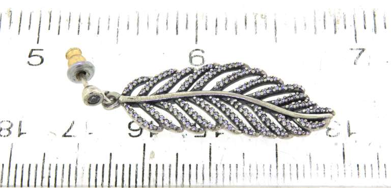 Pandora Light as a Feather Dangle Earrings