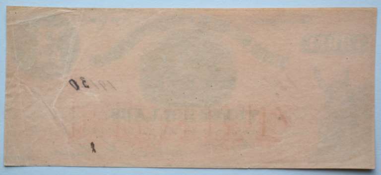 $3 State of Mississippi May 1 1864 Note