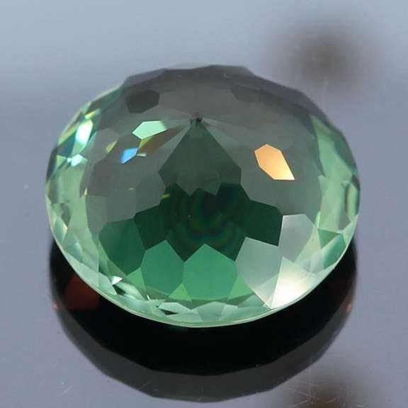 Heavy 28.30ct created green Amethyst