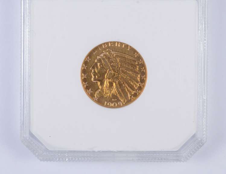 1909-D $5 Indian Head Gold Half Eagle