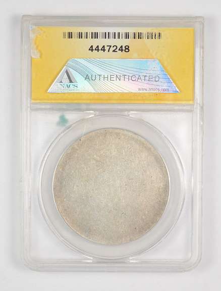 MS60 Unique Trade Silver $1 Blank - Type 2 - Wight 27.2g - ANACS
