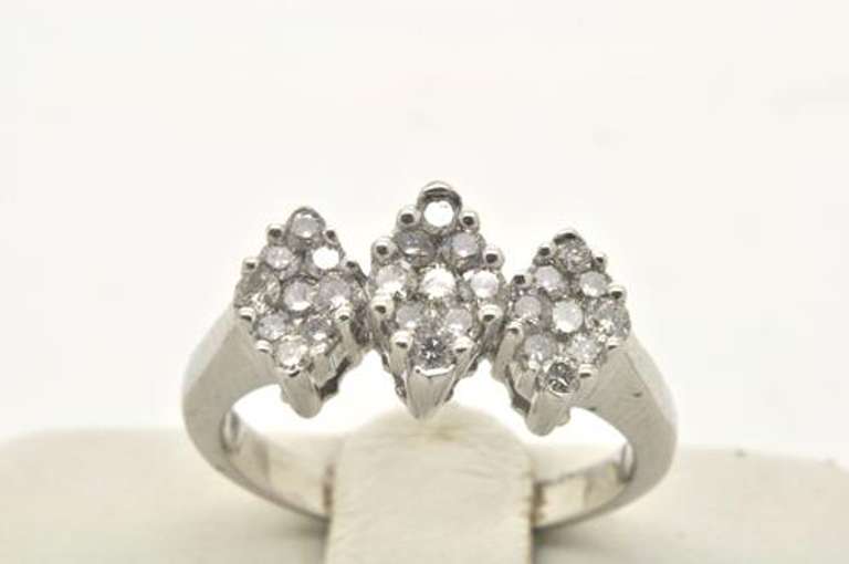 LADIES PAST, PRESENT, FUTURE DIAMOND RING