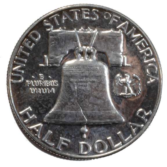 Choice Proof 1954 Franklin Half Dollar