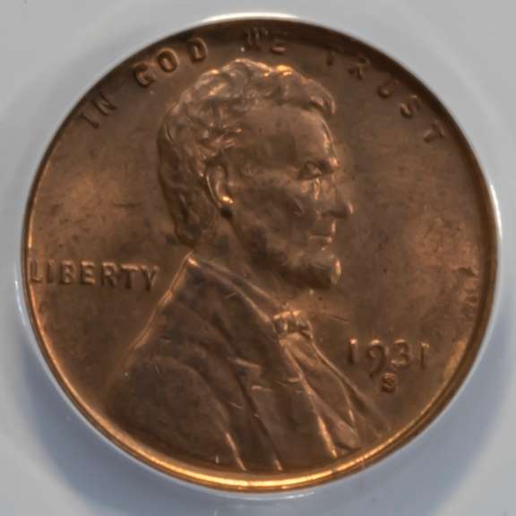 1931 S Red Brown MS 62 Lincoln Cent
