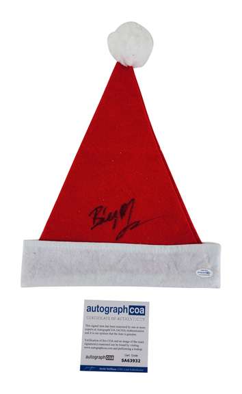 Billy Bob Thornton Autographed Bad Santa Movie Prop