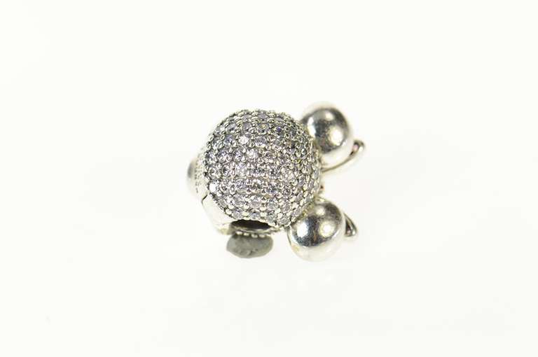 Sterling Silver Pandora Disney Shimmering Minnie Clip Charm/Pendant