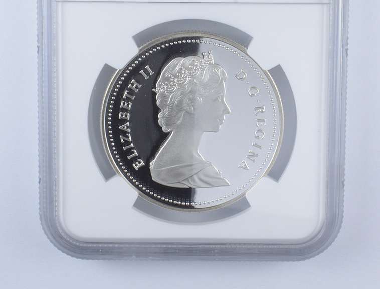 PF70 UCAM 1988 Canada $1 Silver - Saint-Maurice IronWorks - Graded NGC