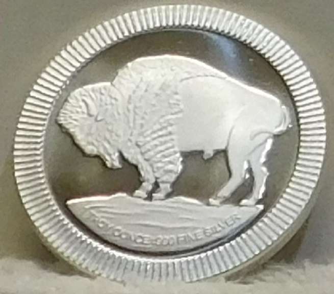 1 Oz Silver PROOF Round - Buff/Ind