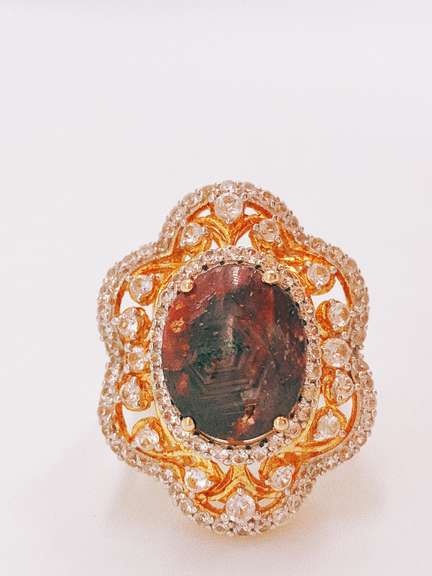 Gorgeous Rare Star Sapphire Cocktail Ring