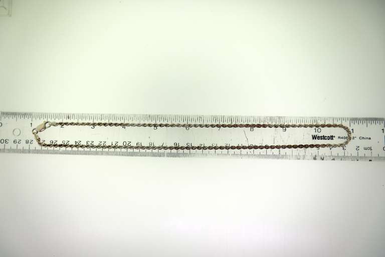 Italian 925 Sterling Silver Rope Chain