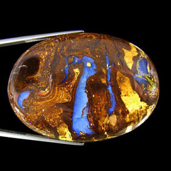 Substantial 120.66ct crystal core Koroit Boulder Opal
