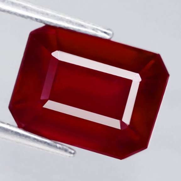 Eye catching 3.43ct rich blood red Ruby