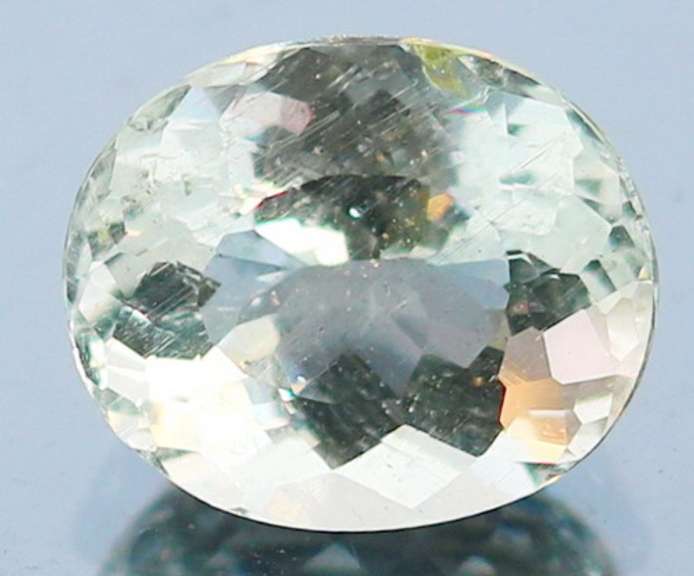 High fire 4.41ct platinum blue Aquamarine