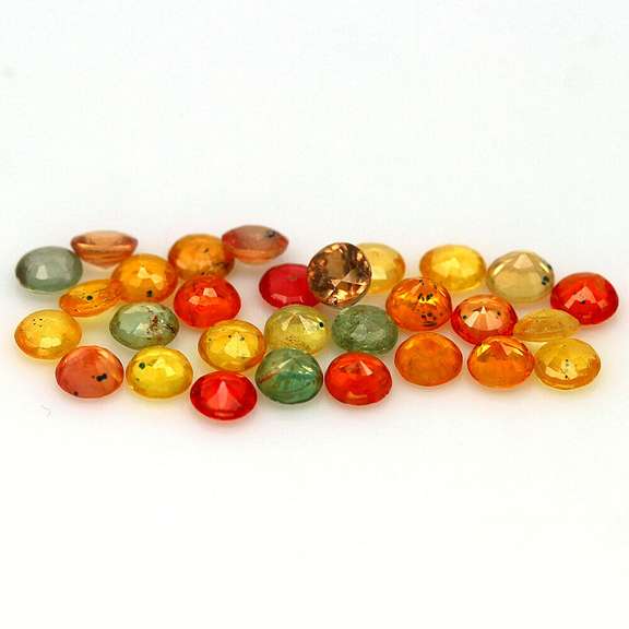 7.52ct pure Songean Sapphire set