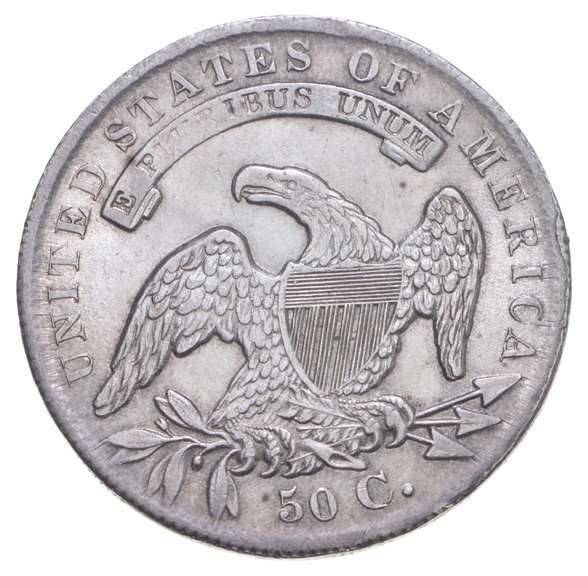 1836 Capped Bust Half Dollar - Lettered Edge