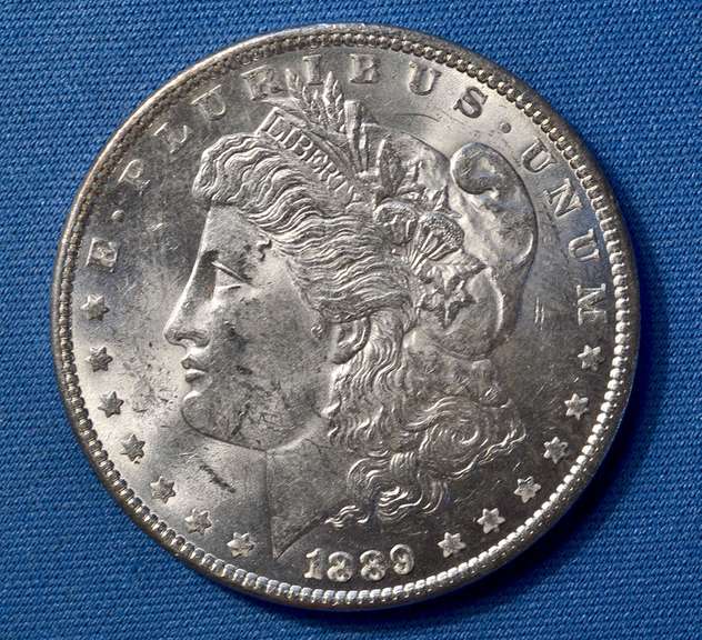 1889 B U MORGAN DOLLAR